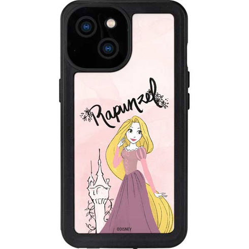 Disney Princess Rapunzel Art iPhone 15 Waterproof Case