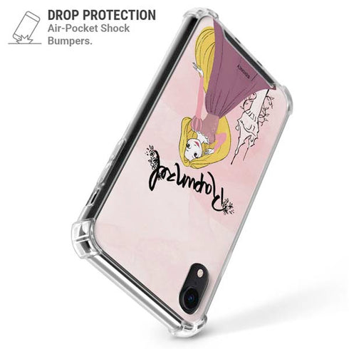 Disney Princess Rapunzel Art iPhone XR Clear Case
