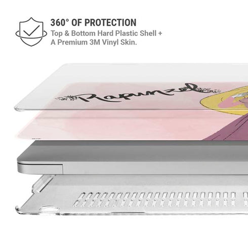 Disney Princess Rapunzel Art MacBook Air 15in (2023-2025) Case plus Skin