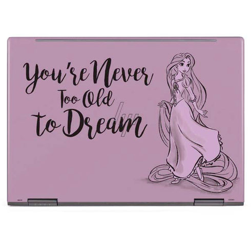 Disney Princess Rapunzel Never Too Old To Dream Art HP Envy Skin