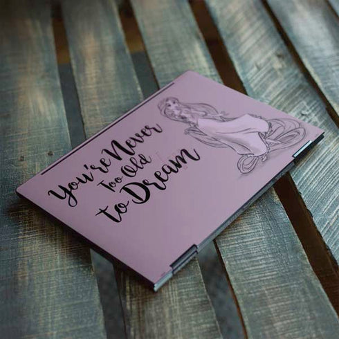 Disney Princess Rapunzel Never Too Old To Dream Art HP Envy Skin