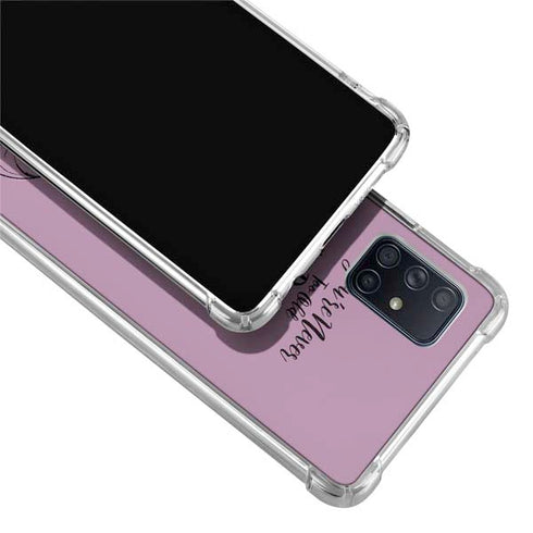 Disney Princess Rapunzel Never Too Old To Dream Art Galaxy A71 5G Clear Case