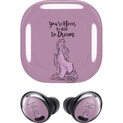 Disney Princess Rapunzel Never Too Old To Dream Art Galaxy Buds Pro Skin