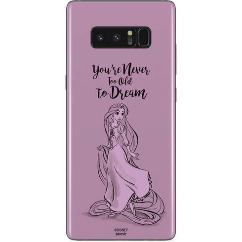 Disney Princess Rapunzel Never Too Old To Dream Art Galaxy Note 8 Skin