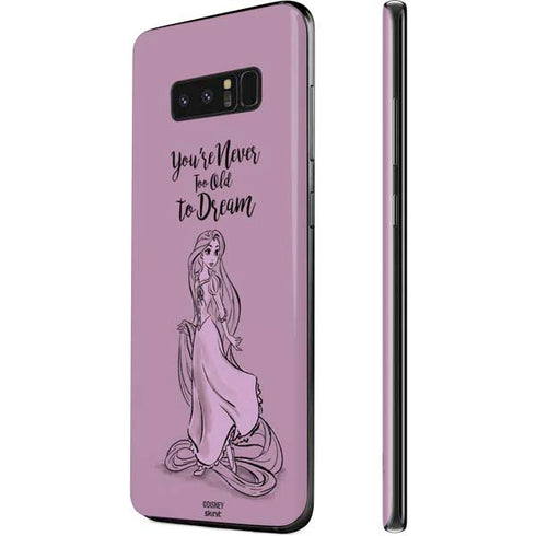 Disney Princess Rapunzel Never Too Old To Dream Art Galaxy Note 8 Skin
