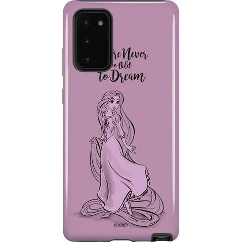 Disney Princess Rapunzel Never Too Old To Dream Art Galaxy Note20 5G Pro Case