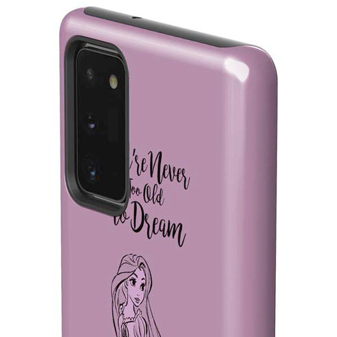 Disney Princess Rapunzel Never Too Old To Dream Art Galaxy Note20 5G Pro Case