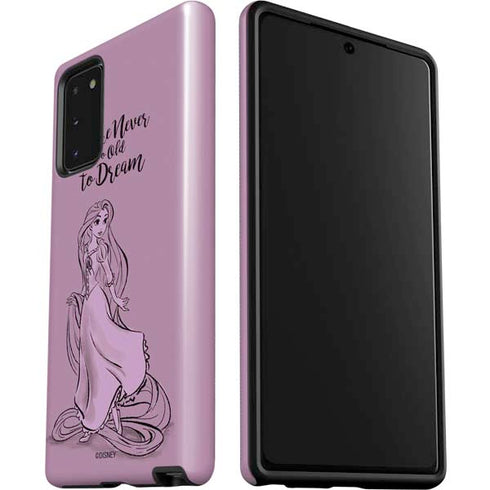 Disney Princess Rapunzel Never Too Old To Dream Art Galaxy Note20 5G Pro Case