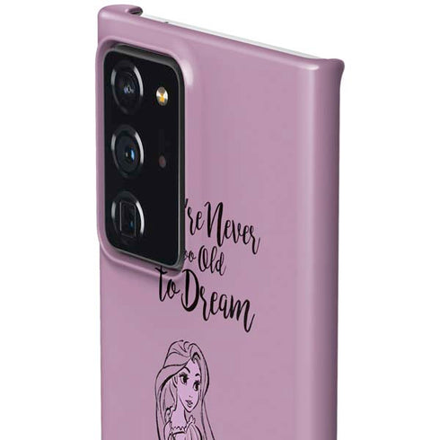 Disney Princess Rapunzel Never Too Old To Dream Art Galaxy Note20 Ultra 5G Lite Case