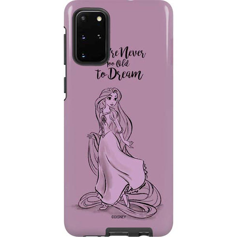 Disney Princess Rapunzel Never Too Old To Dream Art Galaxy S20 Plus Pro Case