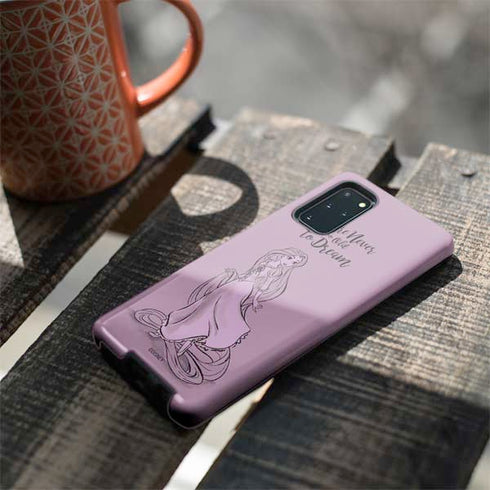 Disney Princess Rapunzel Never Too Old To Dream Art Galaxy S20 Plus Pro Case