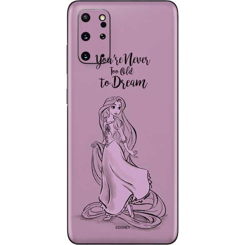 Disney Princess Rapunzel Never Too Old To Dream Art Galaxy S20 Plus Skin