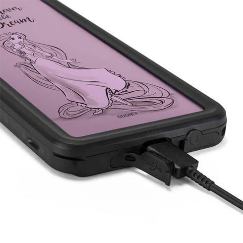 Disney Princess Rapunzel Never Too Old To Dream Art Galaxy S20 Plus Waterproof Case