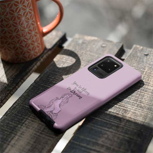 Disney Princess Rapunzel Never Too Old To Dream Art Galaxy S20 Ultra 5G Pro Case