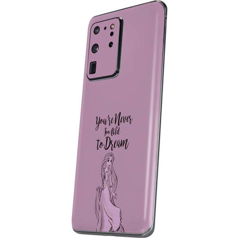 Disney Princess Rapunzel Never Too Old To Dream Art Galaxy S20 Ultra 5G Skin