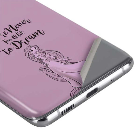 Disney Princess Rapunzel Never Too Old To Dream Art Galaxy S20 Ultra 5G Skin