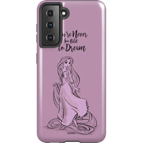 Disney Princess Rapunzel Never Too Old To Dream Art Galaxy S21 5G Pro Case