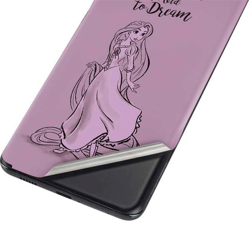 Disney Princess Rapunzel Never Too Old To Dream Art Galaxy S21 5G Skin
