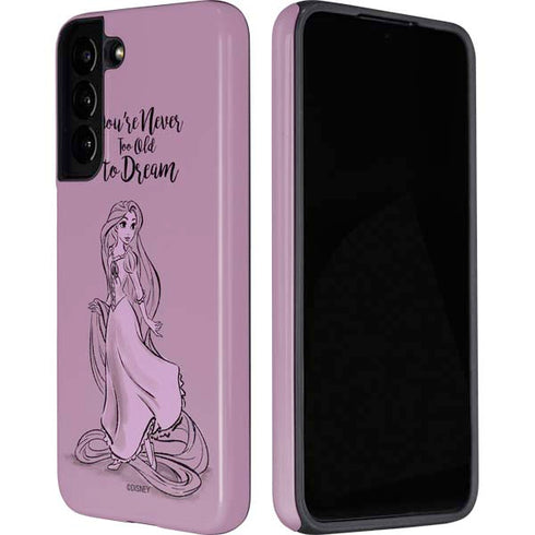 Disney Princess Rapunzel Never Too Old To Dream Art Galaxy S22 Plus Pro Case