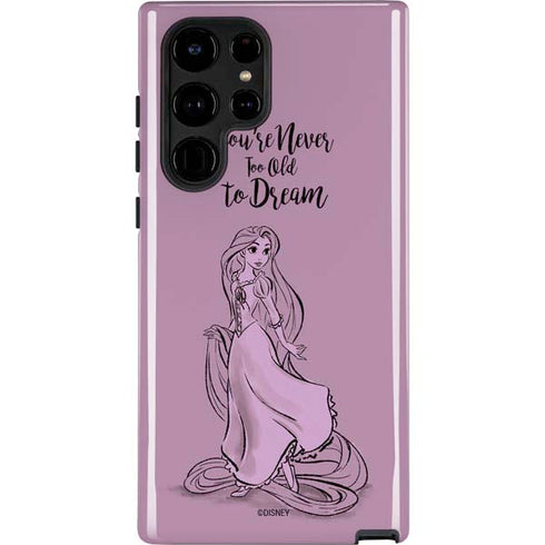 Disney Princess Rapunzel Never Too Old To Dream Art Galaxy S22 Ultra Pro Case