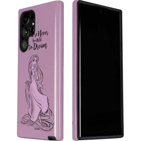 Disney Princess Rapunzel Never Too Old To Dream Art Galaxy S22 Ultra Pro Case