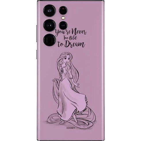 Disney Princess Rapunzel Never Too Old To Dream Art Galaxy S22 Ultra Skin