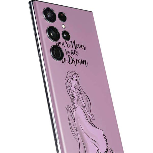 Disney Princess Rapunzel Never Too Old To Dream Art Galaxy S22 Ultra Skin
