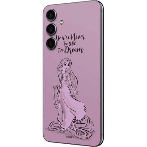 Disney Princess Rapunzel Never Too Old To Dream Art Galaxy S23 FE Skin