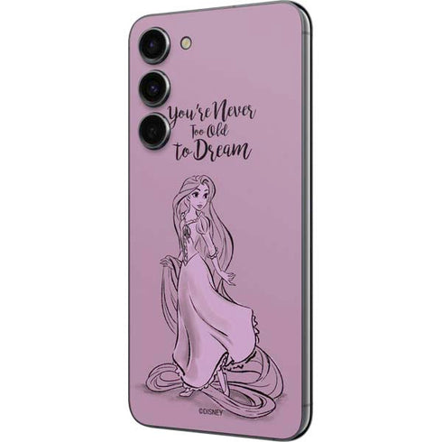 Disney Princess Rapunzel Never Too Old To Dream Art Galaxy S23 Plus Skin