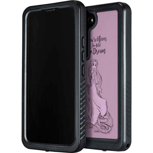 Disney Princess Rapunzel Never Too Old To Dream Art Galaxy S23 Plus Waterproof Case