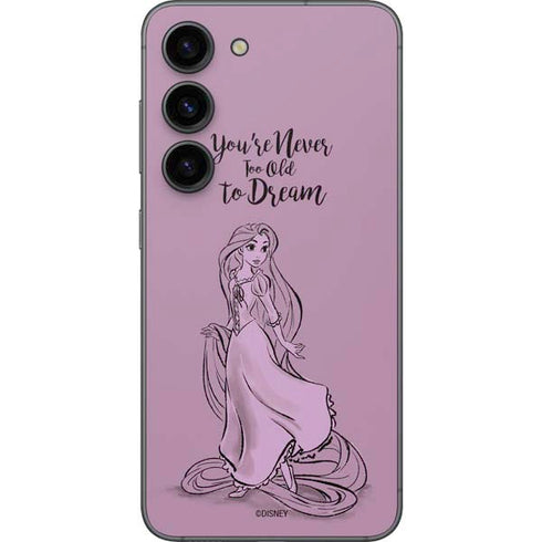 Disney Princess Rapunzel Never Too Old To Dream Art Galaxy S23 Skin