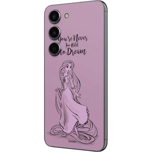 Disney Princess Rapunzel Never Too Old To Dream Art Galaxy S23 Skin