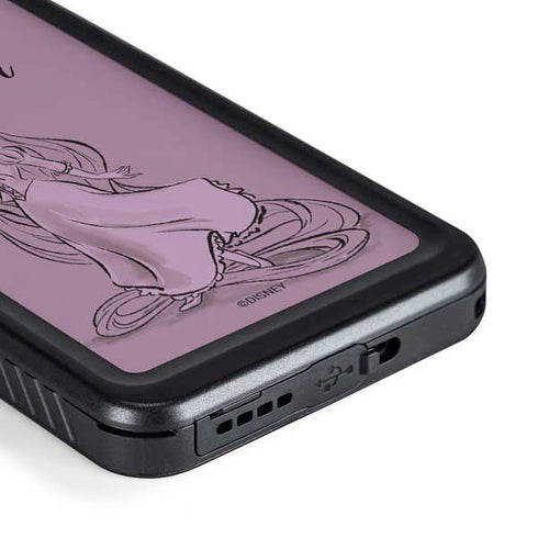 Disney Princess Rapunzel Never Too Old To Dream Art Galaxy S23 Waterproof Case