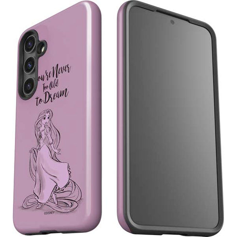 Disney Princess Rapunzel Never Too Old To Dream Art Galaxy S24 Plus Impact Case
