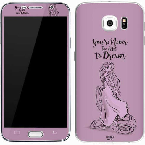 Disney Princess Rapunzel Never Too Old To Dream Art Galaxy S7 Skin