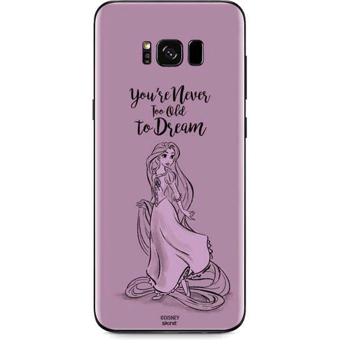 Disney Princess Rapunzel Never Too Old To Dream Art Galaxy S8 Plus Skin