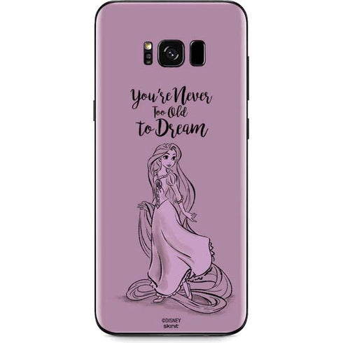 Disney Princess Rapunzel Never Too Old To Dream Art Galaxy S8 Skin