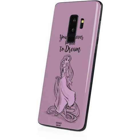 Disney Princess Rapunzel Never Too Old To Dream Art Galaxy S9 Plus Skin