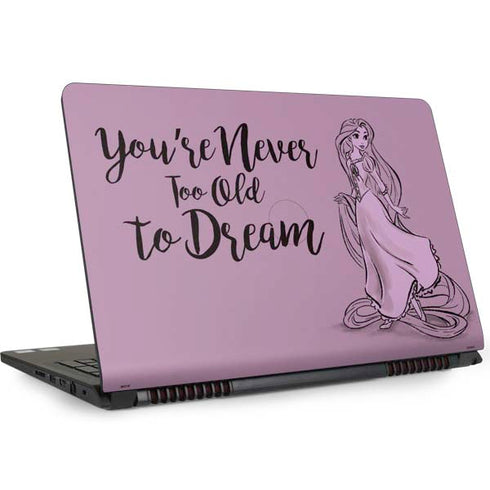 Disney Princess Rapunzel Never Too Old To Dream Art Dell Inspiron Skin