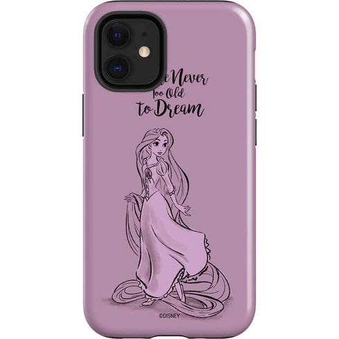Disney Princess Rapunzel Never Too Old To Dream Art iPhone 12 Mini Impact Case