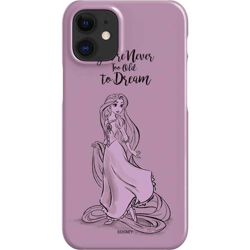 Disney Princess Rapunzel Never Too Old To Dream Art iPhone 12 Mini Lite Case