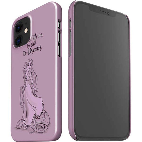 Disney Princess Rapunzel Never Too Old To Dream Art iPhone 12 Mini Lite Case
