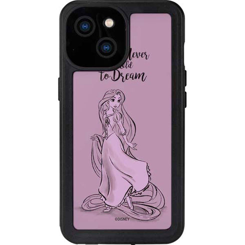 Disney Princess Rapunzel Never Too Old To Dream Art iPhone 13 Mini Waterproof Case