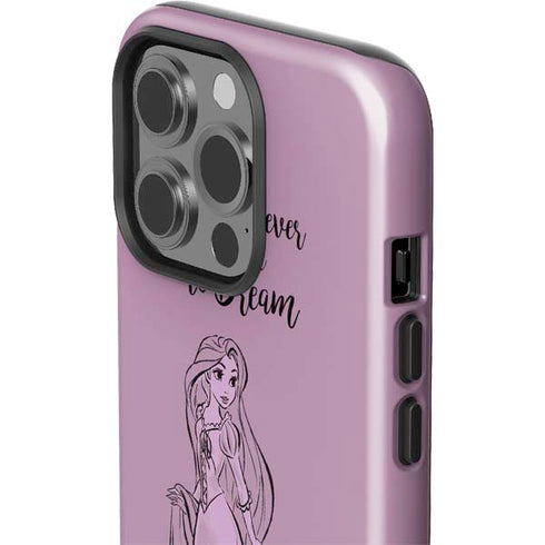 Disney Princess Rapunzel Never Too Old To Dream Art iPhone 14 Pro Impact Case