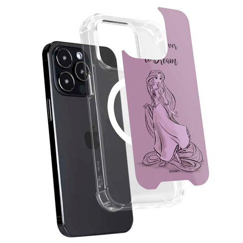 Disney Princess Rapunzel Never Too Old To Dream Art iPhone 14 Pro MagSafe Case