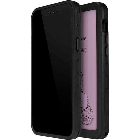Disney Princess Rapunzel Never Too Old To Dream Art iPhone 14 Pro Max Waterproof Case