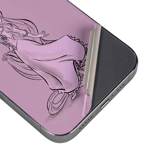 Disney Princess Rapunzel Never Too Old To Dream Art iPhone 14 Pro Skin