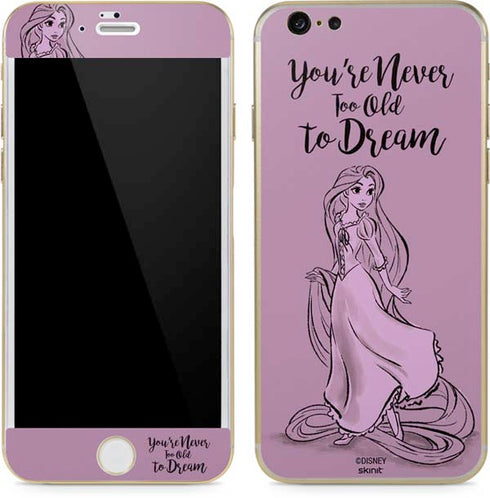 Disney Princess Rapunzel Never Too Old To Dream Art iPhone 6/6s Skin