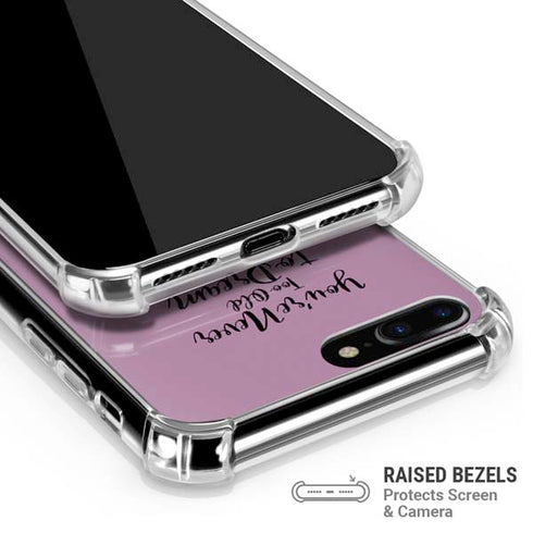 Disney Princess Rapunzel Never Too Old To Dream Art iPhone 7/8 Plus Clear Case
