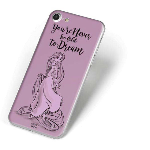 Disney Princess Rapunzel Never Too Old To Dream Art iPhone 7 Skin